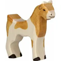 Gollnest & Kiesel Holztiger Holz Ziege Spielfigur handgefertigt nachhaltiges Spielzeug