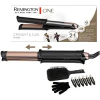 Remington Glätteisen & Lockenstab Haarglätter ONE Straight Curl Styler S6078 1 St