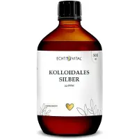 Echt Vital Kolloidales Silber 10 ppm 500 ml Flüssigkeit