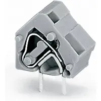 Wago 236-735 Anreihbare Leiterplattenklemme,2,5 mm2,Rastermaß 10/10,16 mm,grün 236735 - 100 Stück