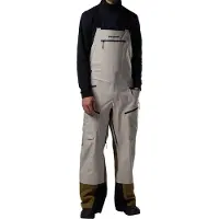 Rossignol - Wasserfeste Latzhose für Ski - Proclivity L.E. 3L Shell M Bib Birch für Herren aus Wolle - Größe L - Grau