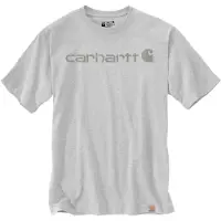 Carhartt T-Shirt Dearborn Relaxed Fit Logo Herren Heather Gray/Gray-M