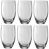 Leonardo Longdrinkglas Poesia Grau 460ml (Set von 6 Stück)