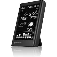 Bresser MeteoTemp TBV Wetterstation Funk mit Außensensor, Luftdruck