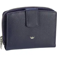 Golden Head Madrid Kombischeintasche mit Riegel blau