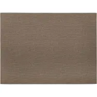 Mesapiu Placemat Canvaslook - Rechthoek - 33 x 45 cm - Dark Taupe - Set van 4