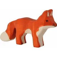 Holztiger Fuchs, stehend
