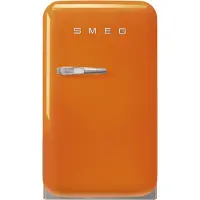 Smeg FAB5ROR6 Homebar Kühlschrank Rechtsanschlag Orange 50s Style 2025 Modell,