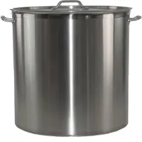 GVK Kochtopf aus Edelstahl mit Randverstärkung und Deckel Ø60 cm Höhe 60 cm 169,6 Liter