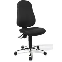 Topstar Bürostuhl Point 60, 8169G20 schwarz, chrom Stoff
