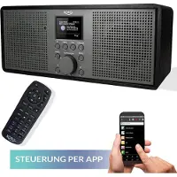 Xoro DAB 700 IR, Internet, Digital, DAB,DAB+,FM, 20 W, AAC,AAC+,FLAC,MP3,WAV,WMA, TFT-LCD