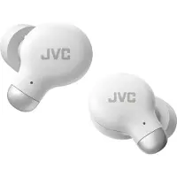 JVC Wireless Kopfhörer mit aktiver Geräuschunterdrückung, weiche & komfortable Memory Foam Ohrstöpsel, 3 Klangmodi, BT 5.3, 28 Std. Akkulaufzeit, weiß