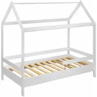 ASM-Moebel Kinderhaus Kinderbett Jugendbett Spielbett Abenteuerbett TIMMY's House 160 x 80