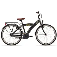 Bike Fun Bikefun Kinderfahrrad Urban City 26 Zoll mit Nexus 3 Gang Bremsnabe – Schwarz