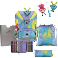 DERDIEDAS ErgoFlex Light Hippie Hair Schulranzenset 5-teilig
