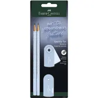 Faber-Castell Bleistiftset - Sparkle - 4 Teile - Sky Blue - - One Size - Bleistifte