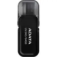 ADATA UV240, 64 GB, USB Typ-A, 2.0, Kappe, 7 g, Schwarz