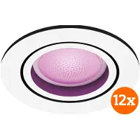 Philips Hue Centura Einbaustrahler White & Color - rund - Weiß - 12er-Pack