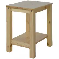 Homestyle4u Nachttisch 38x47x32 in Braun 1826