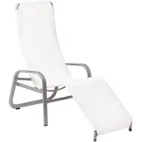 Karasek Florida Premium Neo Bäderliege Aluminium/Textilene Weiß|Hellgrau 11230965