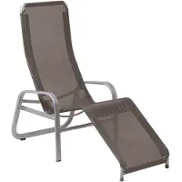 Karasek Florida Neo Bäderliege Aluminium/Textilene Taupe|Hellgrau 11190986