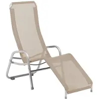 Karasek Bermuda Neo Bäderliege Aluminium/Textilene Sand|Hellgrau 11140975