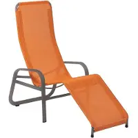 Karasek Florida Neo Bäderliege Aluminium/Textilene Orange|Dunkelgrau 11190883
