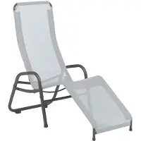 Karasek Bermuda Neo Bäderliege Aluminium/Textilene Dunkelgrau|Hellgrau 11140867