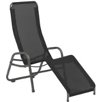 Karasek Bermuda Premium Neo Bäderliege Aluminium/Textilene Schwarz|Dunkelgrau 11150869