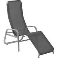 Karasek Florida Premium Neo Bäderliege Aluminium/Textilene Dunkelgrau|Hellgrau 11231160