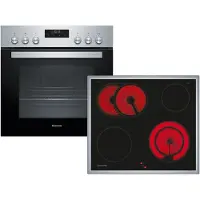 NEFF Constructa CX3HS607 Set Einbauherd CH2M60050 + Glaskeramikkochfeld CM323052