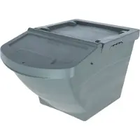 Kerbl Futterbox stapelbar 40 Liter – mit Deckel, Kunststoff