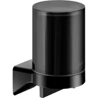 Keuco AVENO Seifenspender für Flüssigseife, Füllmenge 180 ml, Echtkristall-Stulpgas mattiert