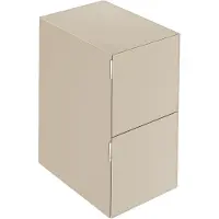 Keuco EDITION 11 ART Sideboard, 2 tiroirs frontaux, 400x700x490mm, avec éclairage LED, 32542850401