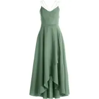 Vera Mont Abendkleid mit Volant in Foggy Green | Gr.: 40