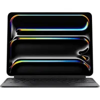 Apple Magic Keyboard für 13" iPad Pro (M4) - Englisch (USA) - Schwarz, QWERTY, US Englisch, Trackpad, Scherenschalter, 1 mm,