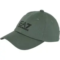 Emporio Armani Unisex. 7X000592_AF15502 Mütze aus grünem Baumwollköper (M), Lässig, Baumwolle