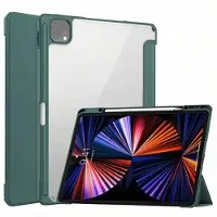 IMoshion Trifold Hardcase Klapphülle für das Apple iPad Pro 12.9 (2018/2020/2021/2022) - Grün