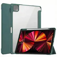 IMoshion Trifold Hardcase Klapphülle für das Apple iPad Pro 11 (2022 / 2021 / 2020 / 2018) - Grün