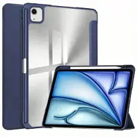 IMoshion Trifold Hardcase Klapphülle für das Apple iPad Air 13 Zoll (2026) M4 / (2025) M3 / (2024) M2 - Dunkelblau