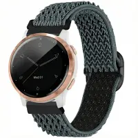 IMoshion Elastisches Nylonarmband - Universelle 18 mm Anschluss - Hellgrau