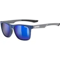 Uvex Lgl 42, Erwachsener, Quadratisch, Vollrand, Blau, Grau, Blau