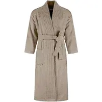 Yumeko Bademantel Baumwolle L Beige - Eco, Bio & Fairtrade