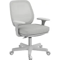Vinsetto Bürostuhl-55L x 48B x 82,5-94,5H cm-Grau | Gr.: onesize