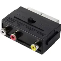 Speaka SP-13442696 SCART Adapter (3x Klinke - 1x SCART-Kupplung) Sc