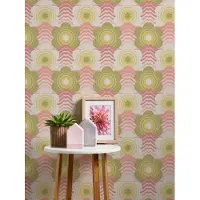 A.S. Création Vliestapete "Retro Chic florale Tapete Mustertapete Retro Blumen" matt strukturiert Vintage Vliestapete für Schlafzimmer Küche Wohnzimmer Floral Design