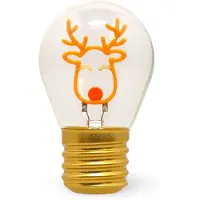 Legami BULB FICTION Rentier Tischlampe in Glühbirnen Design LED XMAS Weihnachten