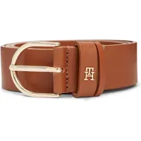 Tommy Hilfiger Ledergürtel "ESSENTIAL EFFORTLESS 3,5 cm breit" Damengürtel, 3,5 cm breit, casual und Jeans, ovale Einfachdornschließe