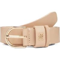 Tommy Hilfiger Essential Effortless Belt Clayed Pebble Größe: 75 | Gürtel Outlet | Damen