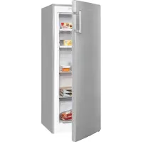 Exquisit Gefrierschrank GS231-NF-H-040C inoxlook | No Frost | Nutzinhalt: 161 L | Temperaturregelung | Alarm